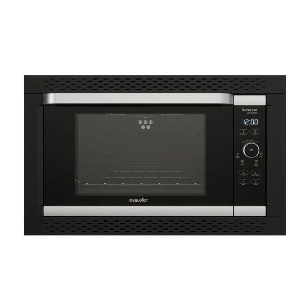 Forno Eletrico Embutir Digital Decorato Gourmet Preto 127 V