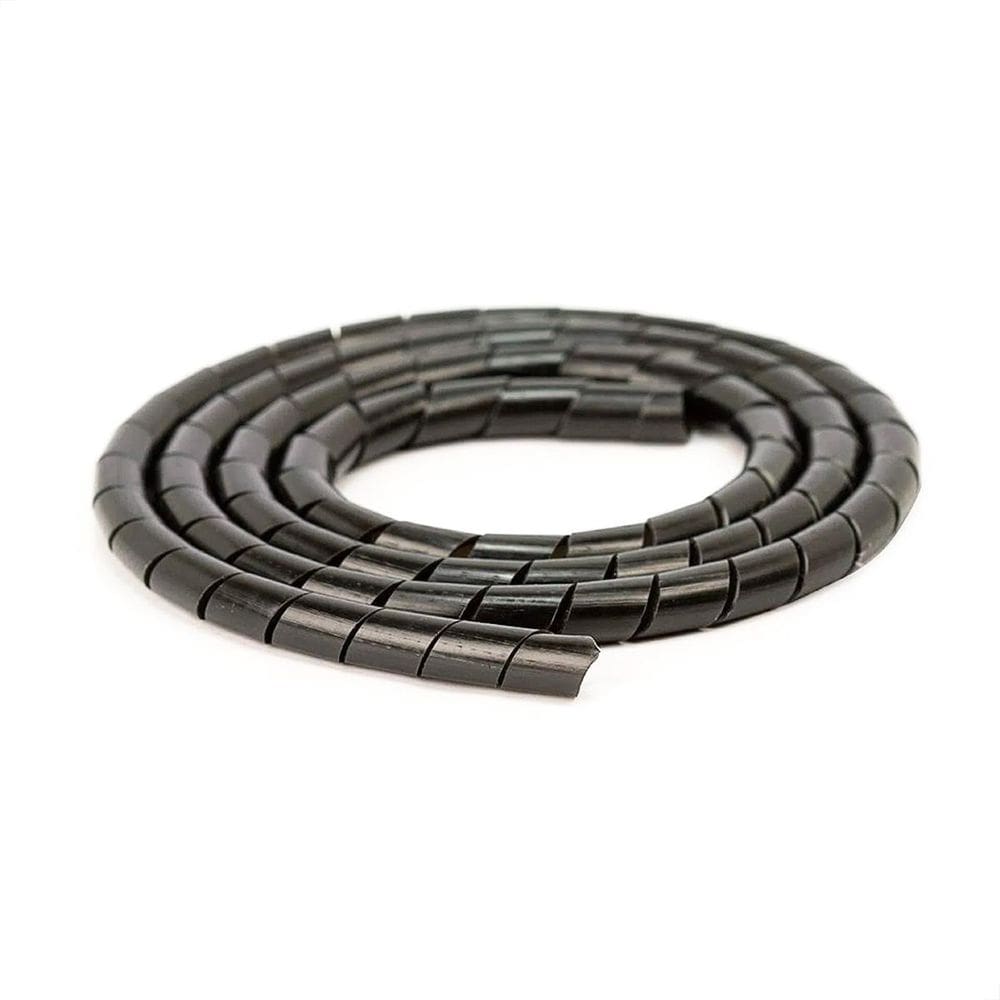 Spiraduto 1/4 Organizador De Cabos - Dutoplast - Preto 10M