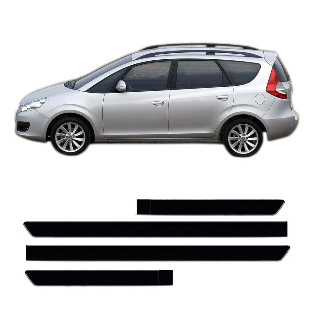 Friso Lateral Borrachão Jac J6 2011 a 2016 Preto Fosco 6370A