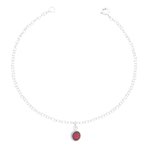 Pulseira Feminina Prata 925 Ponto De Luz Redondo