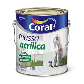 Massa Acrílica 5,7Kg - Coral