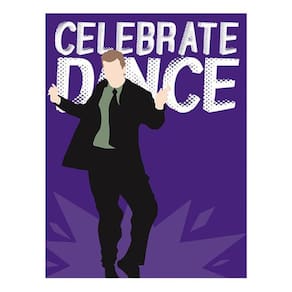 Kit 5 Placas Celebrate Dance 36X46