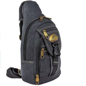 Mochila Alça Transversal Em Lona Brasil Ja8016
