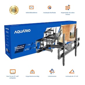 Suporte Multi Articulado Profissional Tv 37 A 80 Aquario