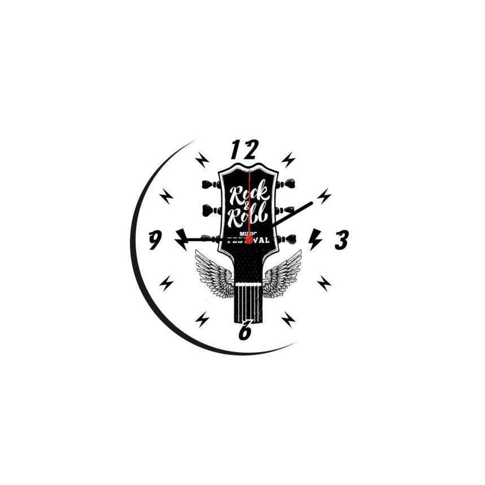 Relógio De Parede Decorativo Estilo Música 18