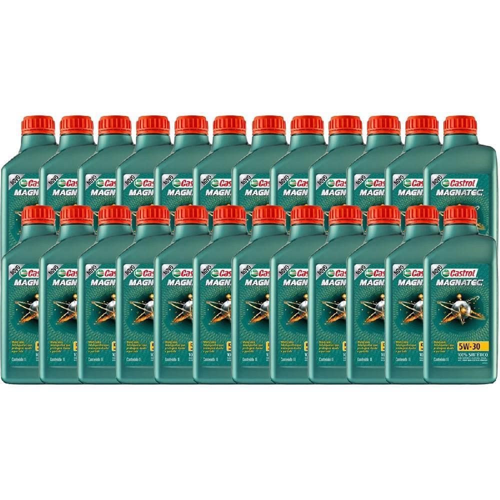 Óleo Sintético 5W30 Magnatec Com 24 Unidades 3434565 Castrol