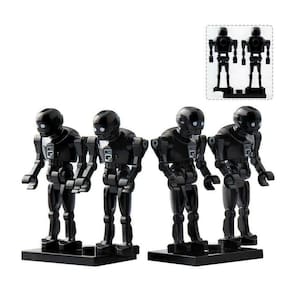 Kit 4 Boneco Bloco De Montar K2So Imperial Droid Star Wars