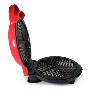 Máquina 5 Waffler Grande 110V Antiaderente Coração 700W