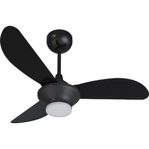 Ventilador de Teto Ventisol Mistral 3 Pás Preto - Bivolt