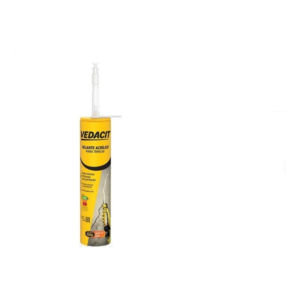 Selante Acrilico Para Trincas 550G Vedacit