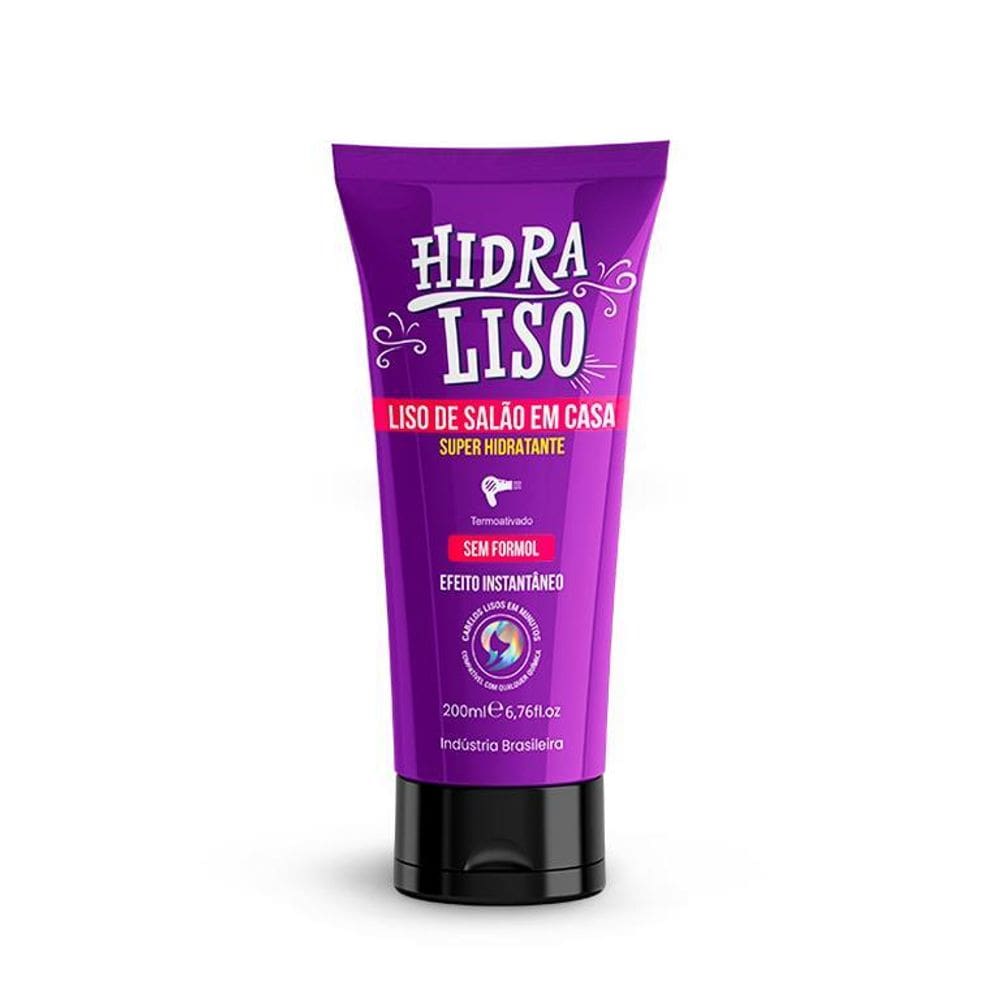 Hidraliso Liso De Salão Em Casa Super Hidratante 200Ml