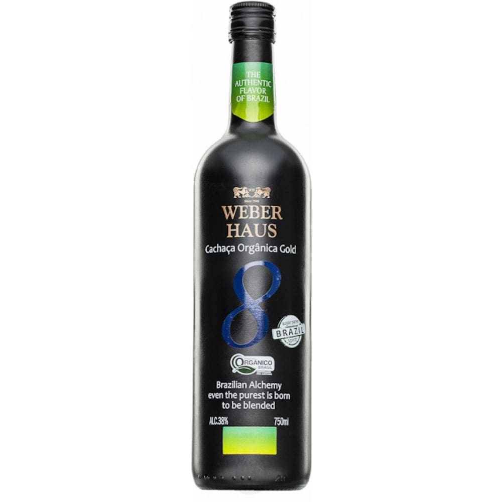 Cachaça Weber Haus Gold Orgânica 1 Ano Amburana/Canela