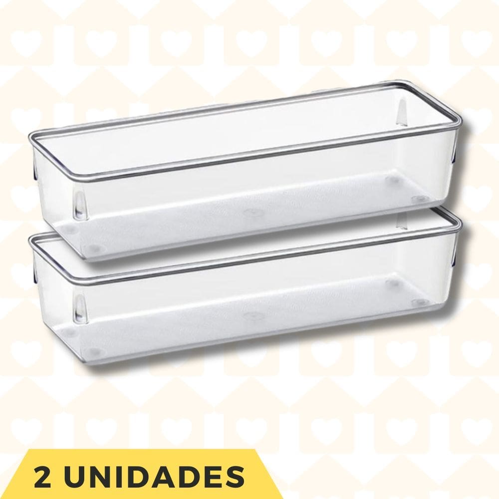 Kit 2 Organizador Porta Objetos Talheres Ferramentas Multiuso