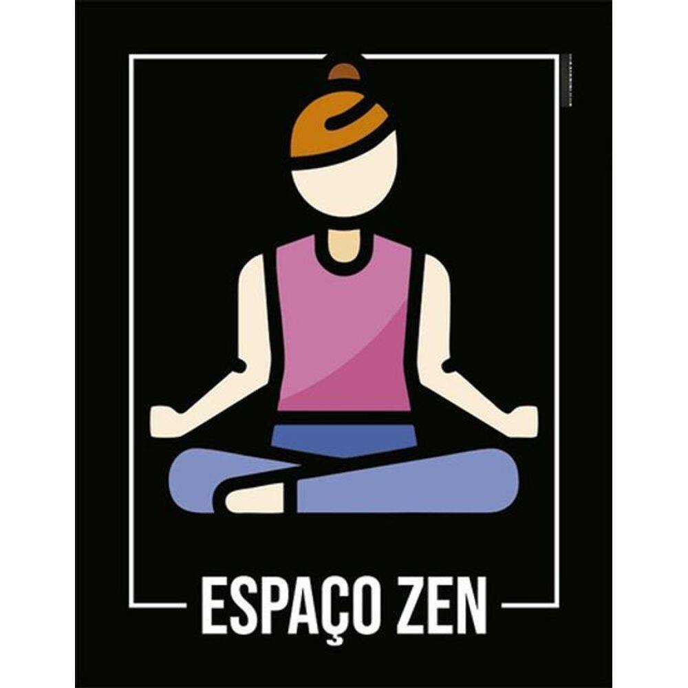 Kit 3 Placas Desenho - Espaço Zen