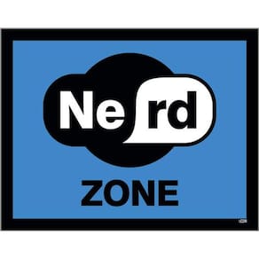 Kit 3 Placas Sinalização - Nerd Zone Wifi Azul