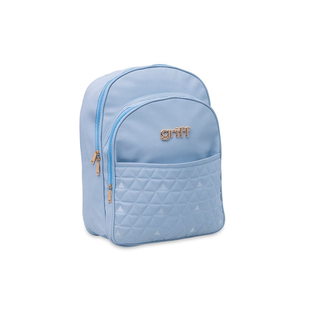 Mochila bebê maternidade  azul claro griff