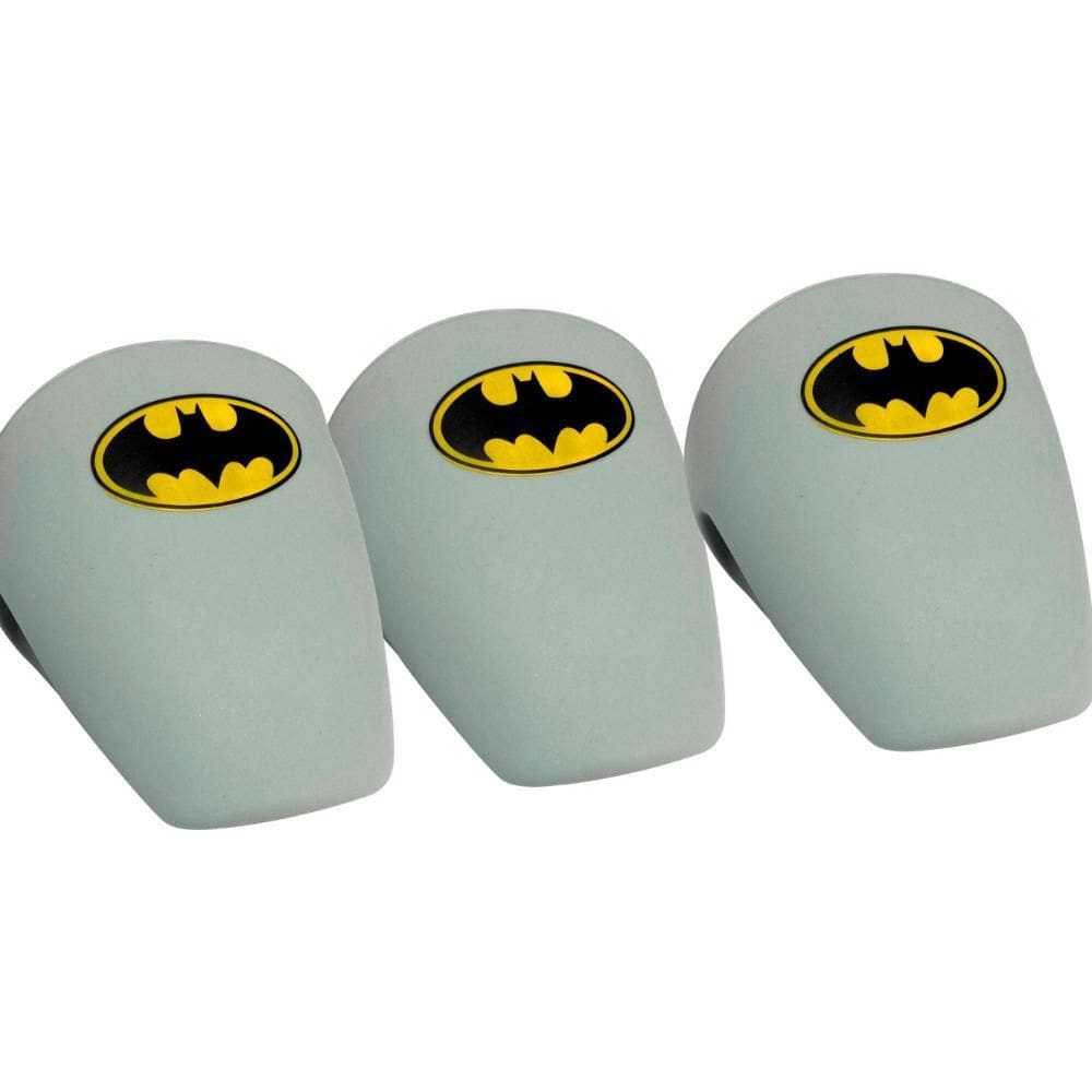 Kit 3 Pegadores Panela Em Silicone Bico Forno Super Herói