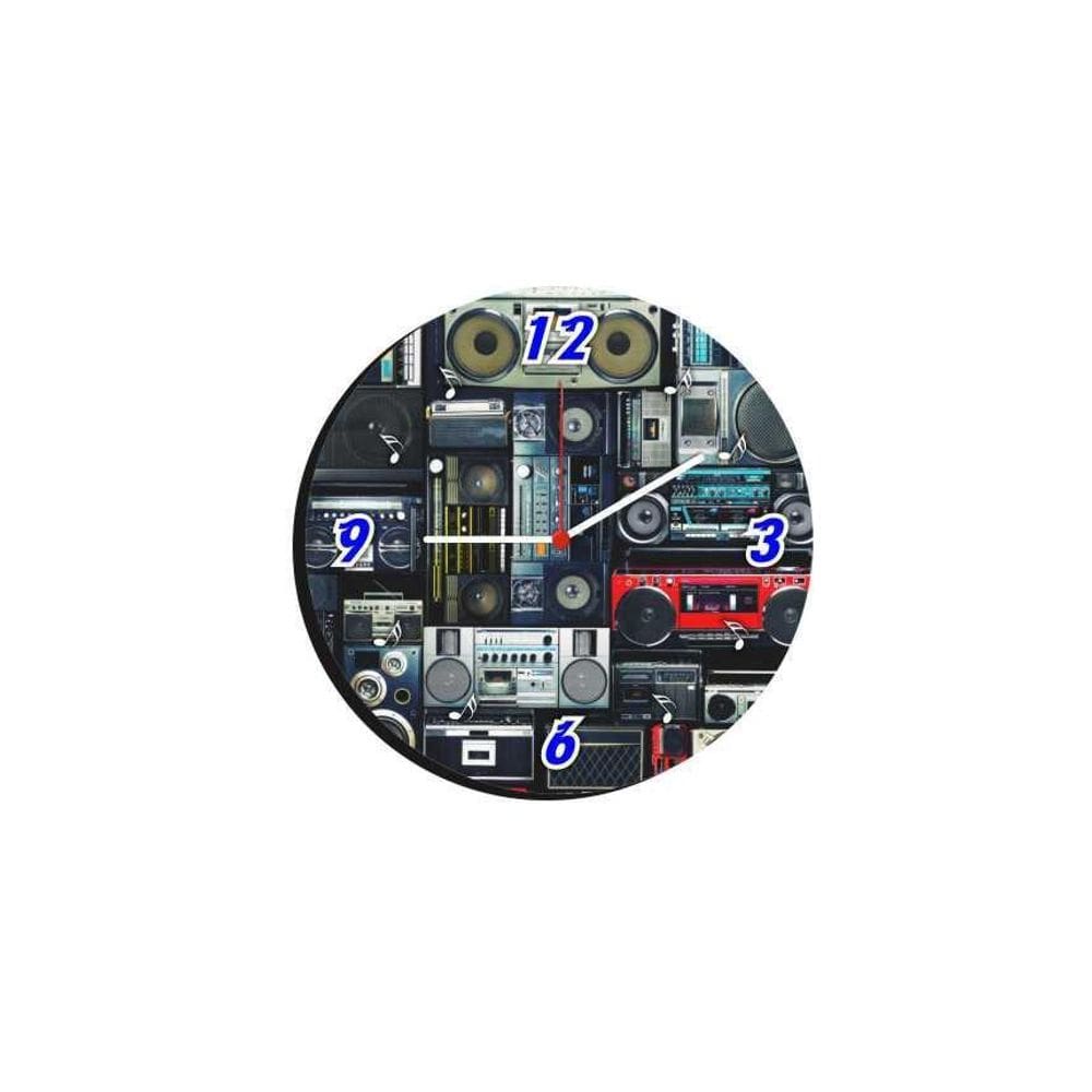 Relógio De Parede Decorativo Estilo Música 37