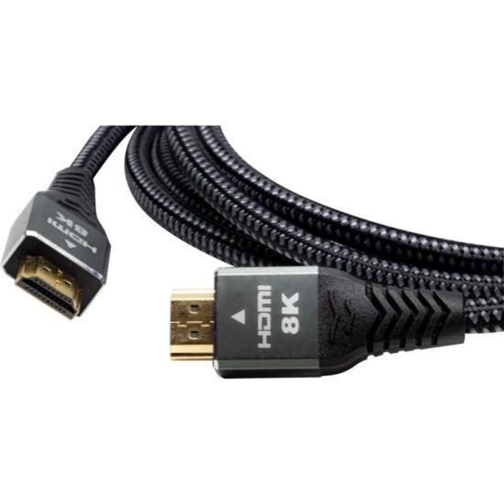 Cabo Hdmi 2.1 8K 3M Nylon Preto Storm