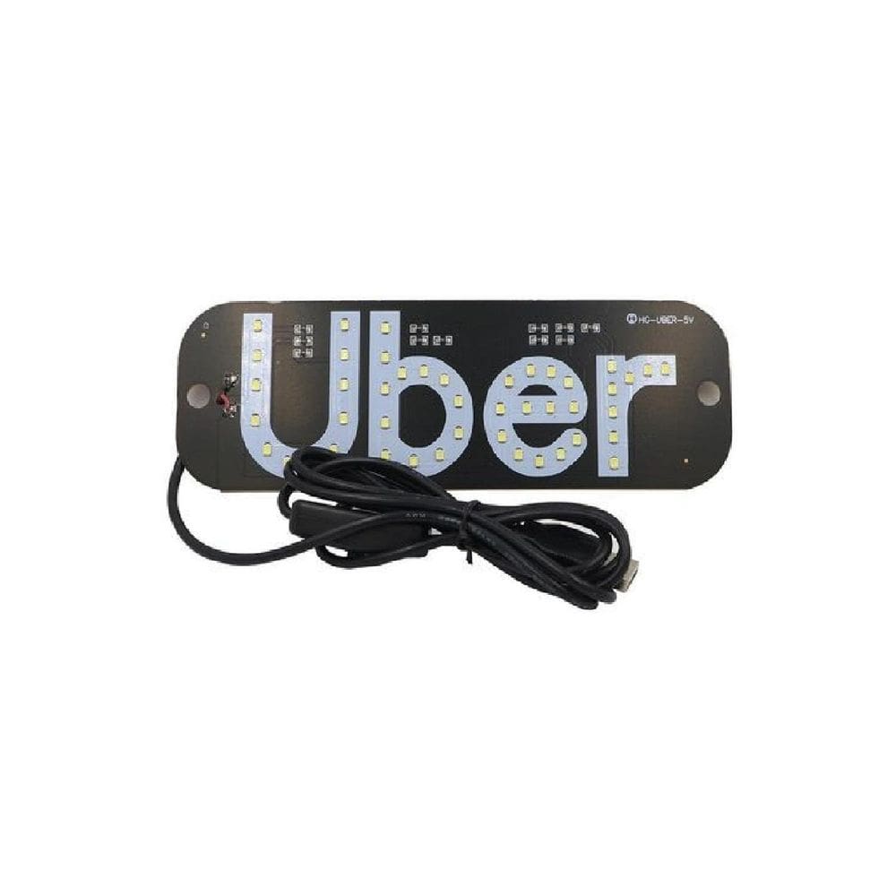 Letreiro Luminoso Placa Led Uber - 12V