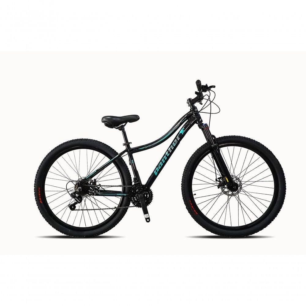 Bicicleta Aro 29 Panther Magno Feminina Preto Verde 21v Câmbios Shimanos