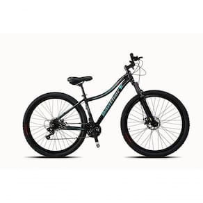 Bicicleta Aro 29 Panther Magno Feminina Preto Verde 21v Câmbios Shimanos