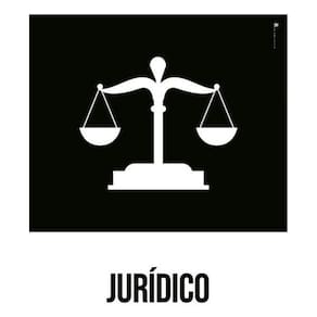 Kit 3 Placas Desenho - Jurídico