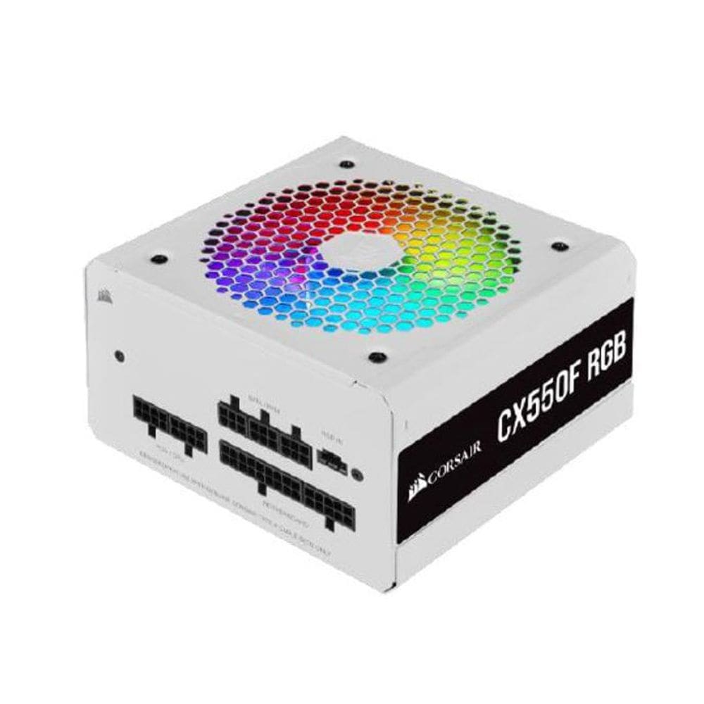 Fonte Atx 550W Cx550F Full Modular Rgb White 80 Plus Bronze