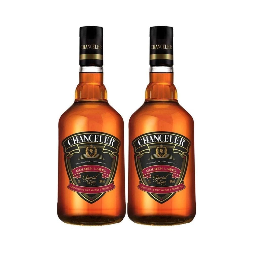 Whisky Chanceler Golden Label 1L - 2 Unidades