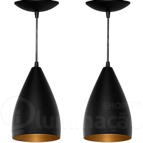 Luminária Pendente Inove Iluminação Alumínio 23,5cm 15,5cm