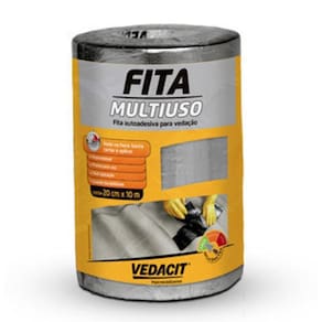 Fita Multiuso Fita Asfaltica 20 Cm X 10 M Vedacit
