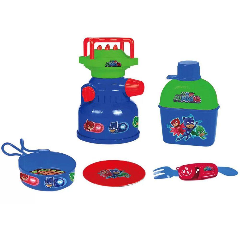 Kit Camping Hora Do Lanche Fogareiro E Cantil Pj Masks 1738