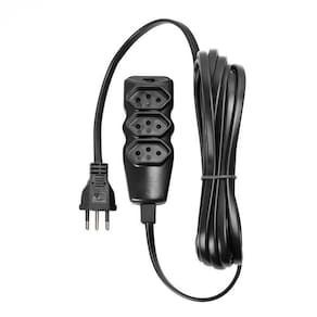 Extensão Elétrica 3 Tomadas PP 3x0,75 3m Preta