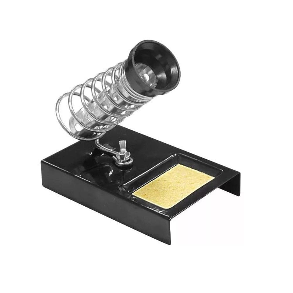 Suporte Ferro Solda c/ Dissipador e Esponja - 30W/40W/60W