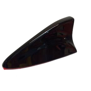 Antena Shark Tubarão De Teto Decorativa Automotiva Preta
