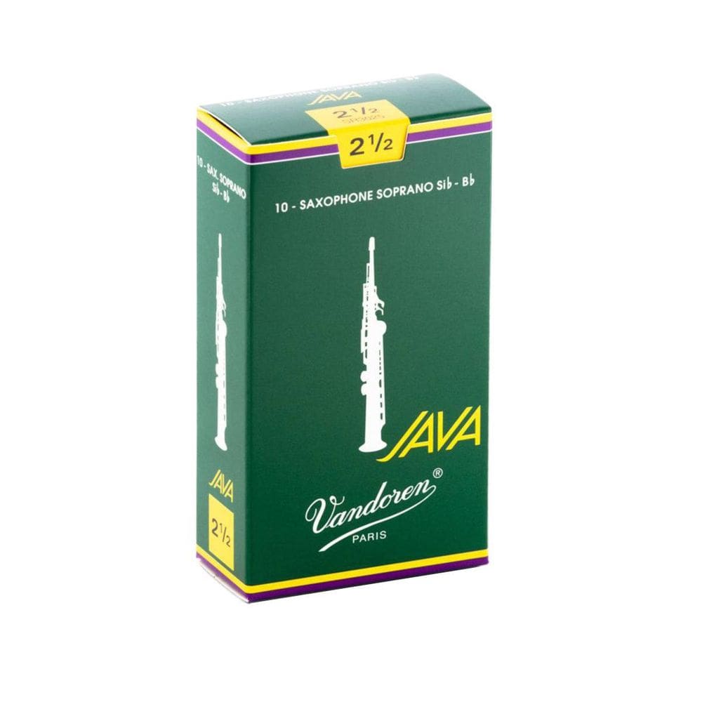 Palheta Vandoren Java Nº 2,5 Para Sax Soprano