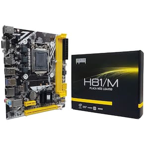 Placa Mãe Knup Revenger G-H81/M, Intel 4 Geração, Ddr3, M.2