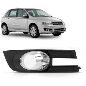 Grade Fiat Stilo 2008/2009 LD Preto c/ Aro Cromado