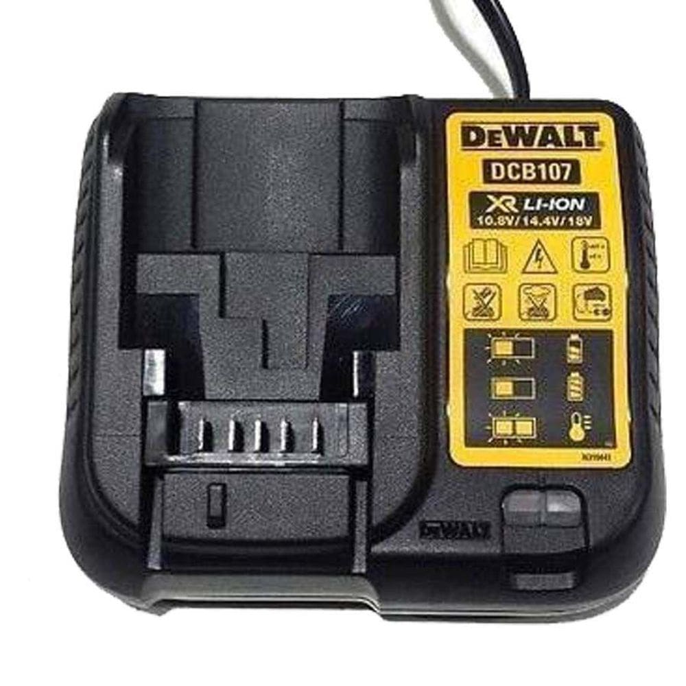 Carregador 12V A 20V Lition Ion Bivolt Dewalt Dcb107-Br