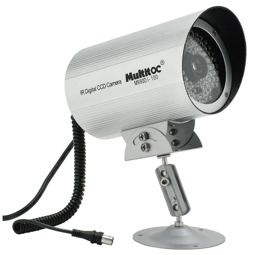 Câmera Ccd Color Ir100 1/ 3 Sharp 420 Linhas 100Mts