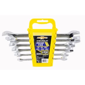 Jogo Chave Fixa 6 Pçs 6Mm A 17Mm Aço Carbono Chevrolet