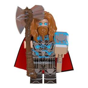 Boneco Blocos De Montar Vingadores Thor Thunder Avengers