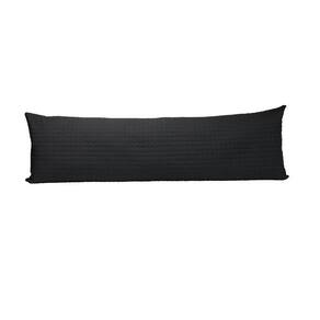 Porta Travesseiro Poliester Abraço Plaza 50Cmx150Cm Preto