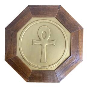 Quadro Feng Shui Meditação Zen Madeira 18 Cm - Escolha A Cor