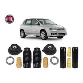 4 Kit Coxim Batente Rolamento Dianteiro Traseiro Stilo 2005 2006 2007 2008