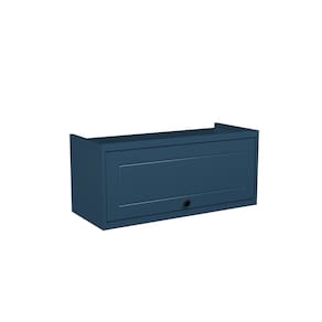 Armário Aéreo Para Cozinha 80cm 1 Porta Sevilha Azul