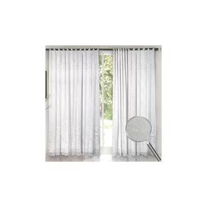 Cortina de Renda Donna Inter 300x180 cm Roseiral com Forro Branco