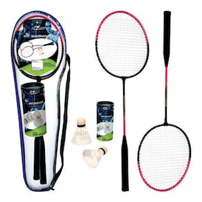 Kit Badminton Ney Fit - 2 Raquetes e 3 Petecas - Art Brink