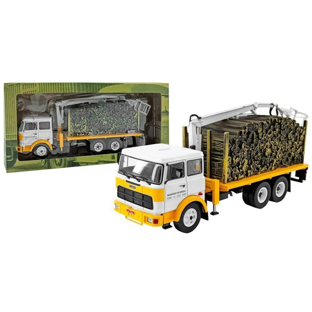 Caminhão Fiat 190H Modelo Exclusivo 1/43 Transporta Madeiras