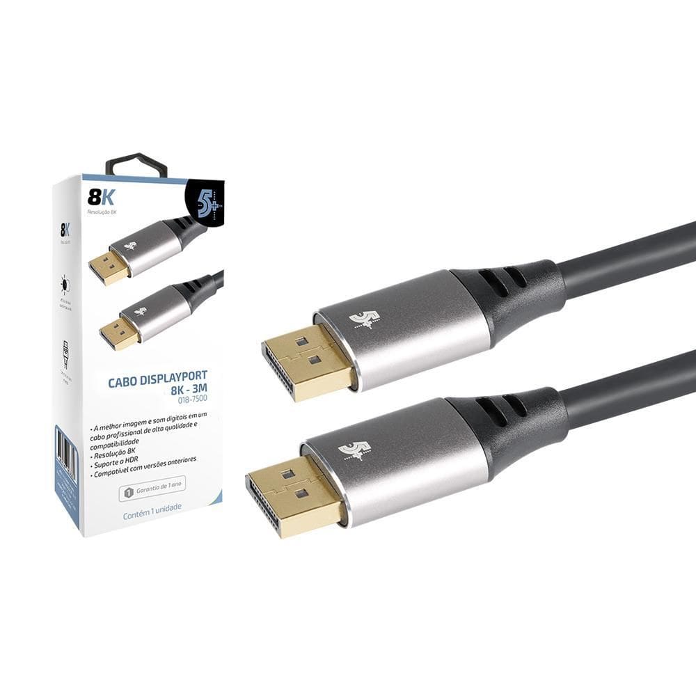 Cabo Displayport Vesa 1.4 8K Freesync Adaptivesync Gsync